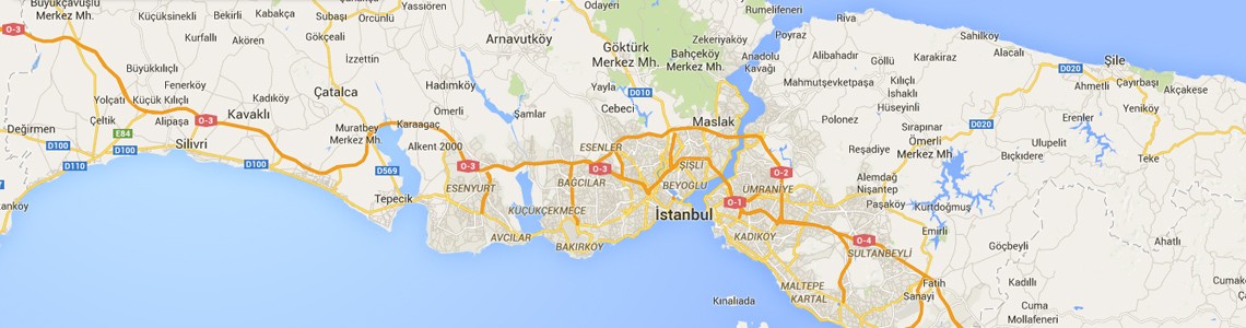 İstanbul ilçe haritası